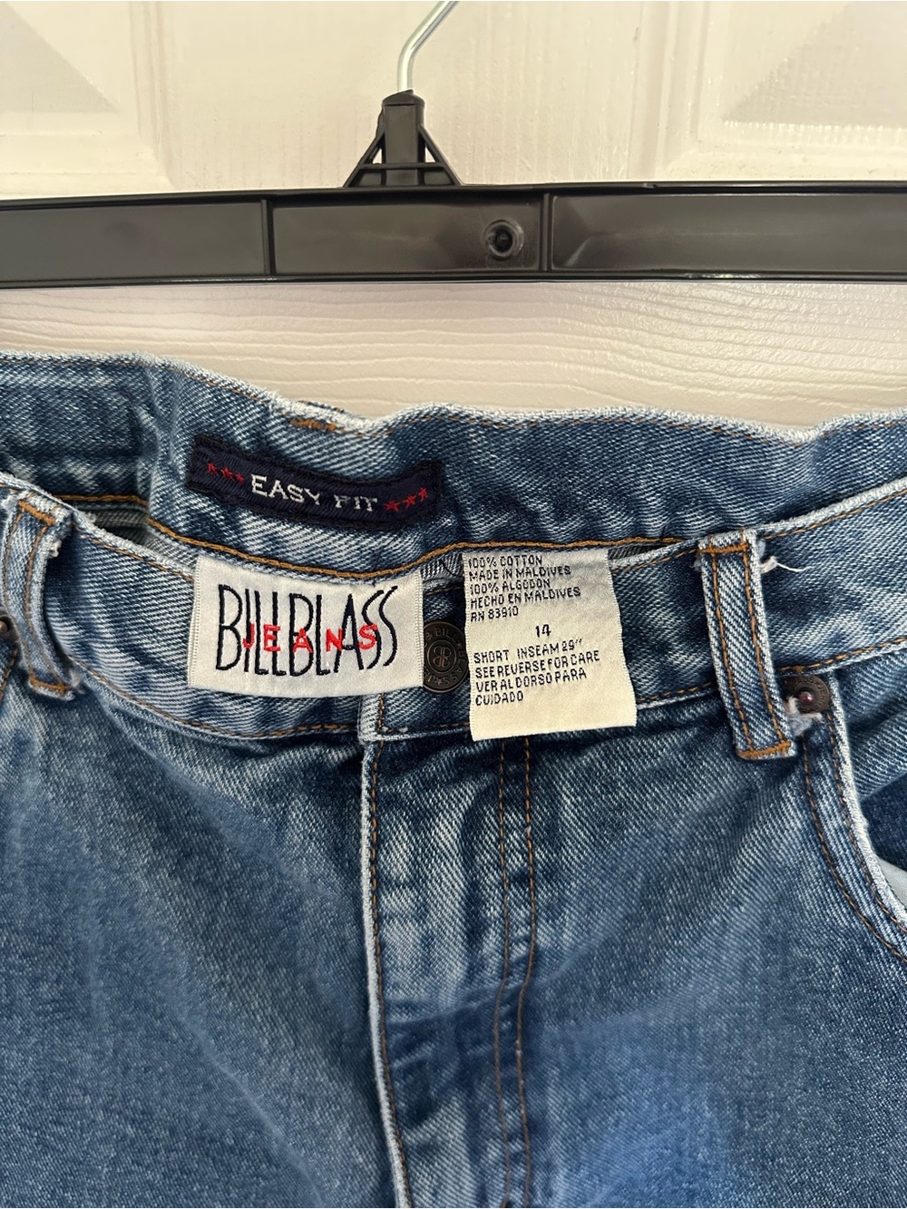 Bill Blass High-Waist Blue Women's Jeans - Picture 4 of 5